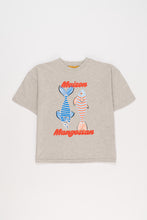 Load image into Gallery viewer, Maison Mangostan / Anchovies T-shirt / Grey Melange