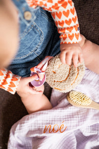 Atelier Pomme / Pacifier Cloth / Pomme / Teddy Happy Orange