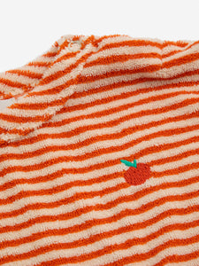 Bobo Choses / BABY / Terry T-Shirt / Orange Stripes