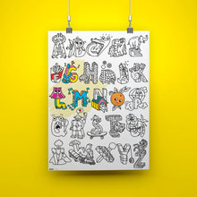 Load image into Gallery viewer, Omy Design &amp; Play / Giant Colouring Poster / ABC
