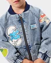 Load image into Gallery viewer, Goldie + Ace / Limited Edition Smurf / Bomber Jacket / The Smurfs Badge