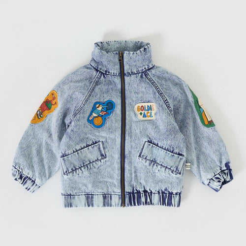 Goldie + Ace / Jacket / Ari Denim Sherpa