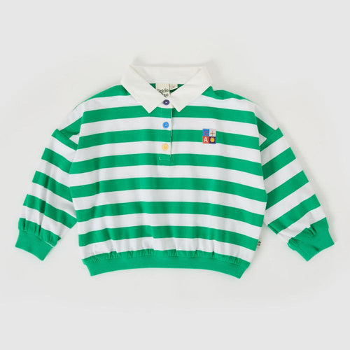 Goldie + Ace / Longsleeve T-Shirt / Wide Stripe Rugby