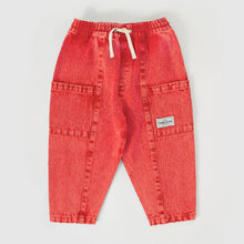 Load image into Gallery viewer, Goldie + Ace / Pants / Kit Red Apple Denim
