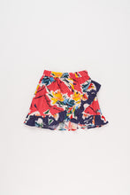 Load image into Gallery viewer, Maison Mangostan / Flowers Skirt / Pink - Blue