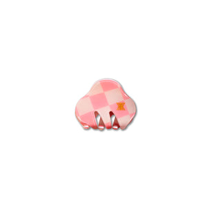 Repose AMS / Hair Clamp Small / Soft Pink BB Check