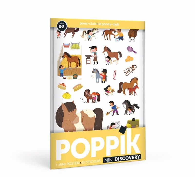 Poppik / Sticker Poster / Pony Club