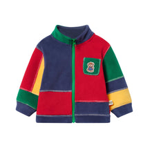 Load image into Gallery viewer, Goldie + Ace / Polar Fleece / Little Bud Badge Colour Block