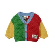 Load image into Gallery viewer, Goldie + Ace / Cardigan / Primary Colour Block