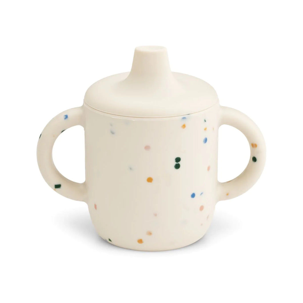 Liewood / Neil / Sippy Cup / Splash Dots - Sea Shell