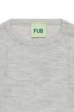 Load image into Gallery viewer, FUB / BABY / Rib Blouse / Light Grey