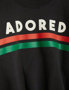Mini Rodini / PRE SS24 / Sweatshirt / Adored / Black
