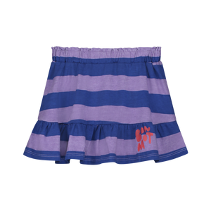 Bonmot / Mini Skirt / Wide Stripes / Mallow