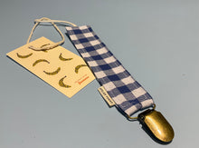 Load image into Gallery viewer, Atelier Pomme / Pacifier Cord / Checked Blue