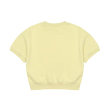 Load image into Gallery viewer, Jellymallow / Orange Flower Short Sweatshirt / Yellow