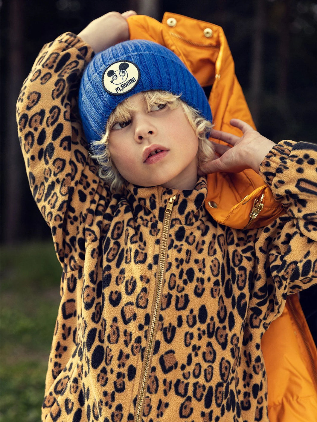 Mini Rodini / Fleece Jacket / Leopard