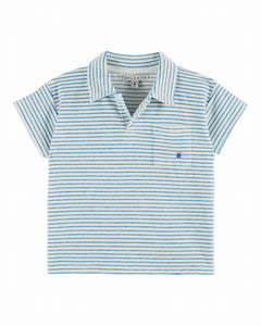 Emile et Ida / KID / Terry Polo / Rayure Azur Fine