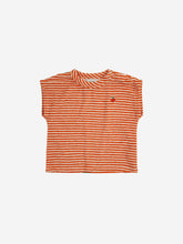 Load image into Gallery viewer, Bobo Choses / BABY / Terry T-Shirt / Orange Stripes