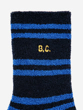 Load image into Gallery viewer, Bobo Choses / FUN / KID / Lurex Thick Socks / Blue Striped