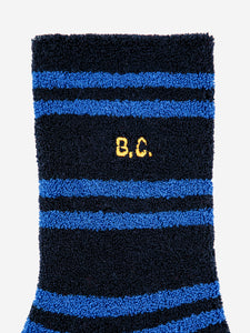 Bobo Choses / FUN / KID / Lurex Thick Socks / Blue Striped