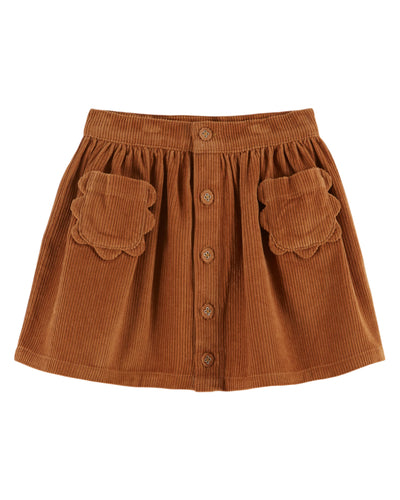Emile et Ida / KID / Skirt / Fleurs Velours