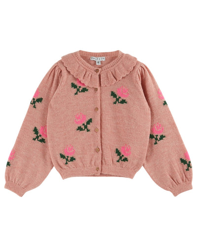 Emile et Ida / KID / Cardigan / Fleurs
