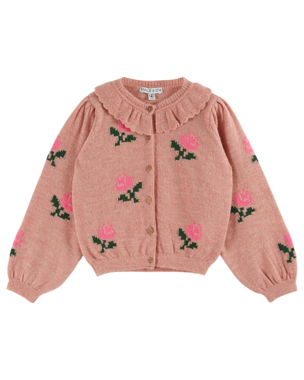 Emile et Ida / KID / Cardigan / Fleurs