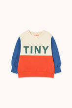 Load image into Gallery viewer, Tinycottons / KID / Color Block Sweatshirt / Red