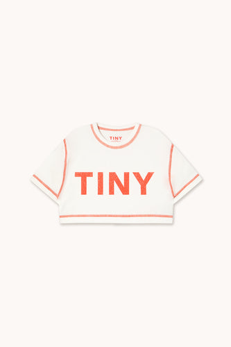 Tinycottons / KID / Contrast Crop T-Shirt