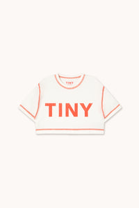 Tinycottons / KID / Contrast Crop T-Shirt
