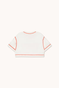 Tinycottons / KID / Contrast Crop T-Shirt