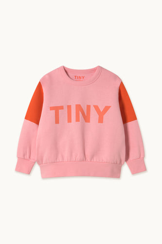 Tinycottons / KID / Color Block Sweatshirt / Pink