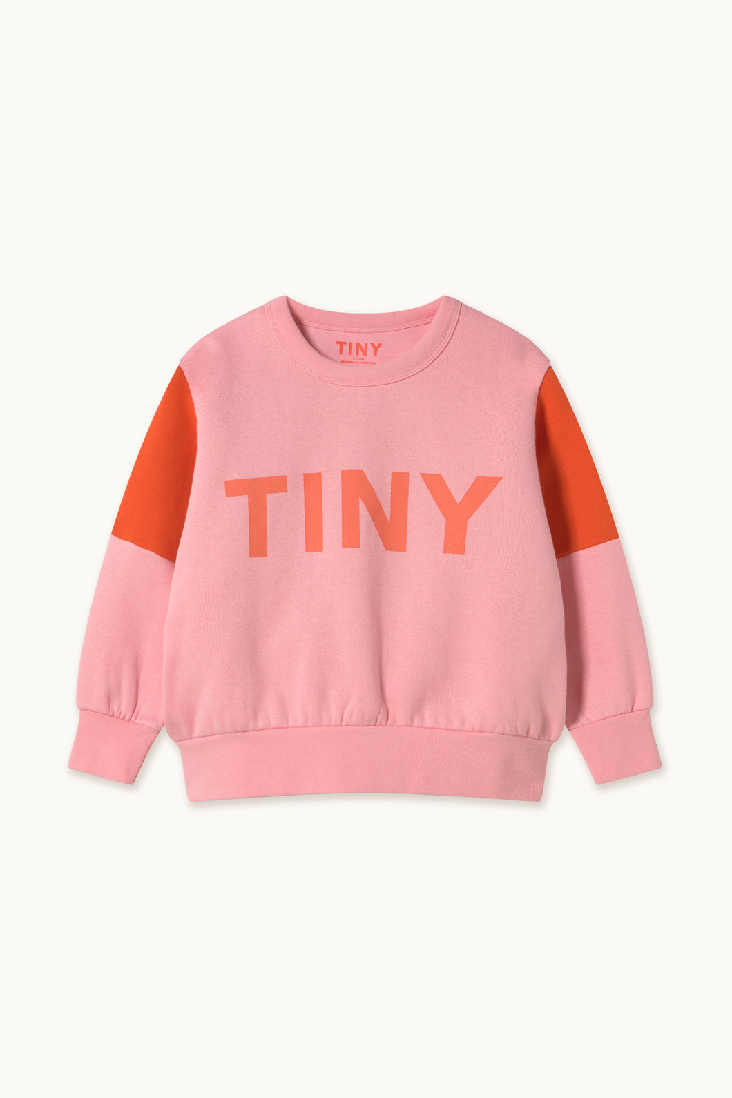 Tinycottons / KID / Color Block Sweatshirt / Pink