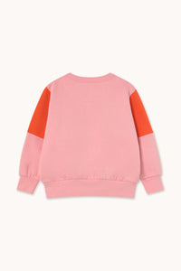 Tinycottons / KID / Color Block Sweatshirt / Pink