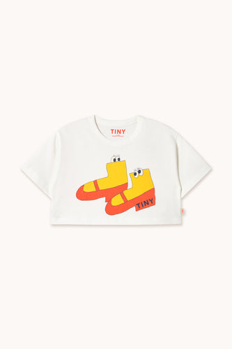 Tinycottons / KID / Walk Graphic Crop Tee