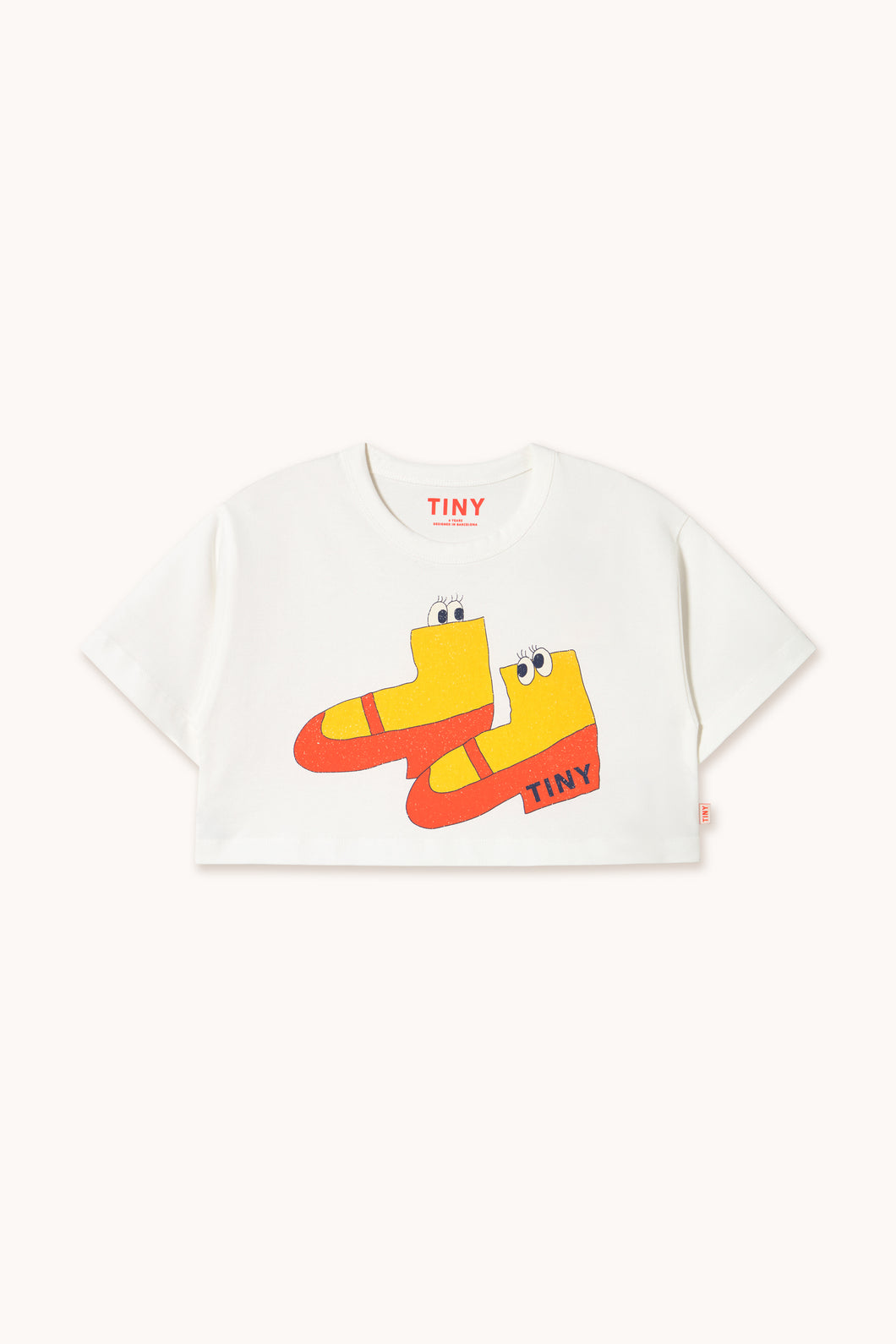 Tinycottons / KID / Walk Graphic Crop Tee
