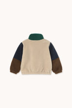 Load image into Gallery viewer, Tinycottons / KID / Color Block Sherpa Jacket / Beige