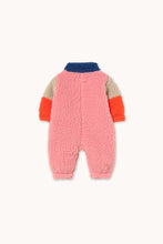 Load image into Gallery viewer, Tinycottons / BABY / Color Block Pink Sherpa One-Piece
