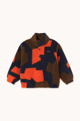 Tinycottons / KID / Abstract Sherpa Sweatshirt