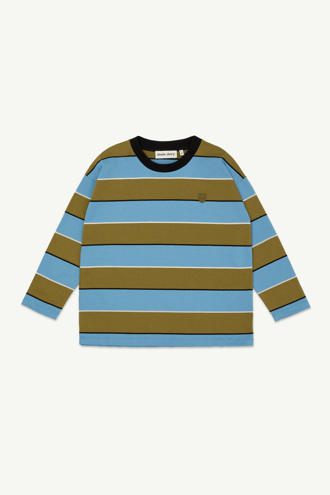 Main Story / Long Sleeve Tee / Tapenade Stripe