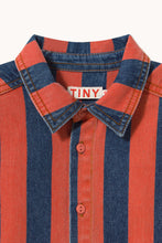 Load image into Gallery viewer, Tinycottons / KID / Denim Shirt / Red Stripes