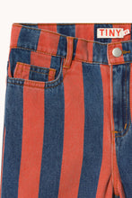 Load image into Gallery viewer, Tinycottons / KID / Denim Pants / Red Stripes