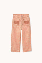 Load image into Gallery viewer, Tinycottons / KID / Denim Pants / White Roses Fringe