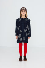 Load image into Gallery viewer, Tinycottons / KID / Dress / Horses &amp; Flowers Denim