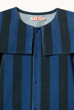 Load image into Gallery viewer, Tinycottons / KID / Dress / Blue Stripes Corduroy