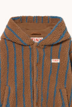 Load image into Gallery viewer, Tinycottons / KID / Hoodie / Lines Sherpa