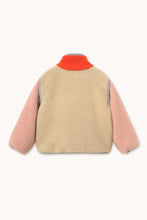 Load image into Gallery viewer, Tinycottons / KID / Sherpa Jacket / Color Block Beige