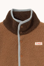 Load image into Gallery viewer, Tinycottons / KID / Sherpa Jacket / Color Block Brown