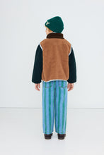 Load image into Gallery viewer, Tinycottons / KID / Sherpa Jacket / Color Block Brown