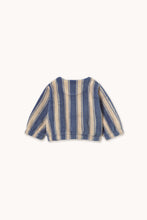 Load image into Gallery viewer, Tinycottons / BABY / Polar Jacket / Blue Retro Stripes